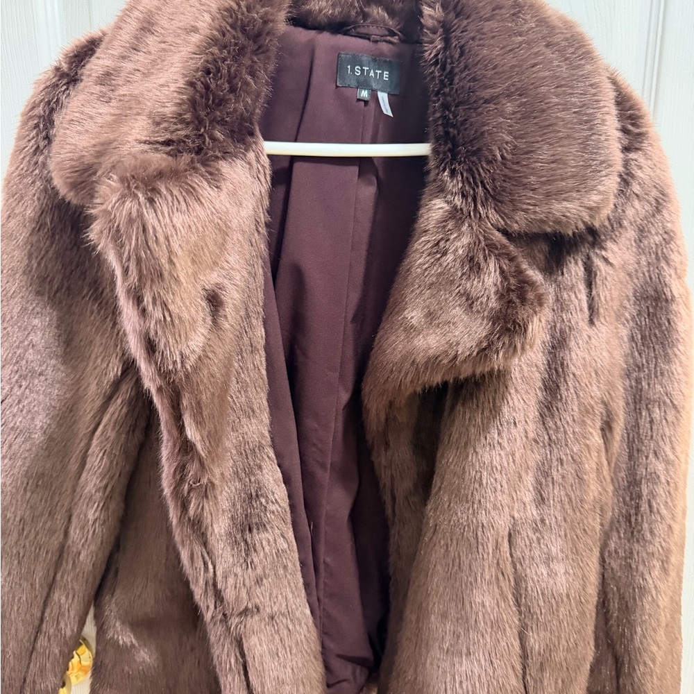 1. State Women's Faux fur Jacket